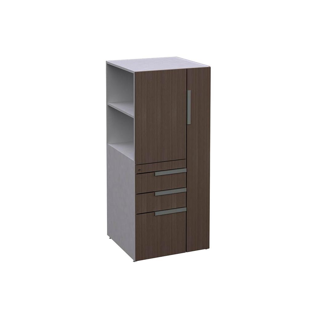 Open Side Wardrobe/Storage Cabinet 24 x 24 x 55&quot; Left LPL